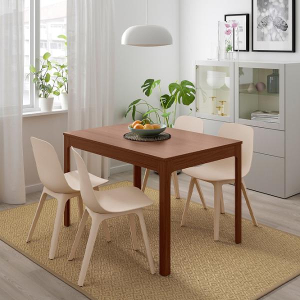 Set masă și scaune Ikea Ekedalen/Odger Dreptunghiulară / Lemn / Brown photo 5 Set masă și scaune Ikea Ekedalen/Odger Dreptunghiulară / Lemn / Brown photo 5