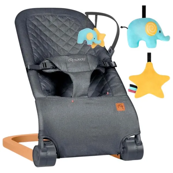 Leagăn pentru bebeluși Ricokids Nukido NK-52 (NK-52) 9 kg/ Anthracite photo 3 Leagăn pentru bebeluși Ricokids Nukido NK-52 (NK-52) 9 kg/ Anthracite photo 3