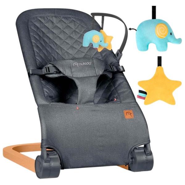 Leagăn pentru bebeluși Ricokids Nukido NK-52 (NK-52) 9 kg/ Anthracite photo 3 Leagăn pentru bebeluși Ricokids Nukido NK-52 (NK-52) 9 kg/ Anthracite photo 3