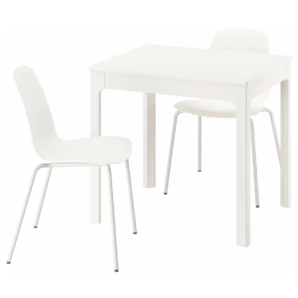 Set masă și scaune Ikea Ekedalen/Lidas Dreptunghiulară / PAL / White photo 1 Set masă și scaune Ikea Ekedalen/Lidas Dreptunghiulară / PAL / White photo 1