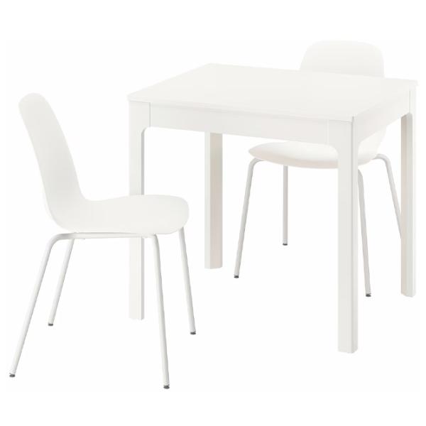 Set masă și scaune Ikea Ekedalen/Lidas Dreptunghiulară / PAL / White photo 1 Set masă și scaune Ikea Ekedalen/Lidas Dreptunghiulară / PAL / White photo 1