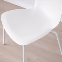 Обеденные стол со стульями Ikea Ekedalen/Lidas Прямоугольная / ДСП / Белый photo 5