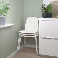 Обеденные стол со стульями Ikea Ekedalen/Lidas Прямоугольная / ДСП / Белый photo 6