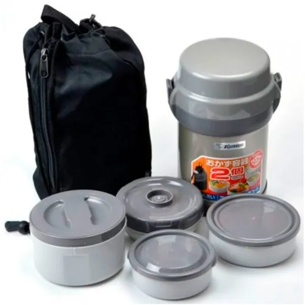 Container Zojirushi SL-JAF14SA 0.45l / Oțel inoxidabil / Gray photo 2