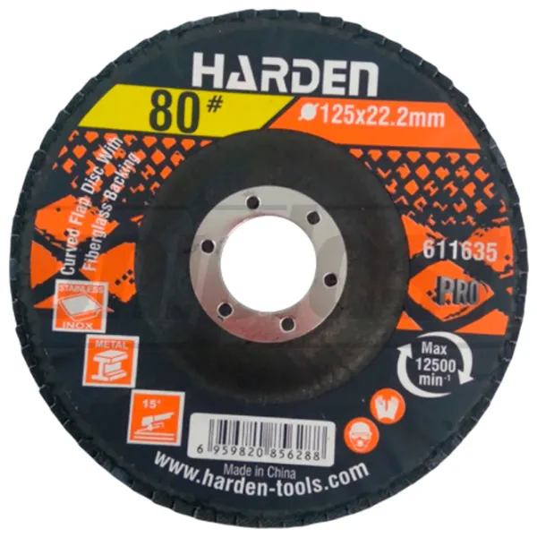 Диск лепестковый Harden 611635  photo 1