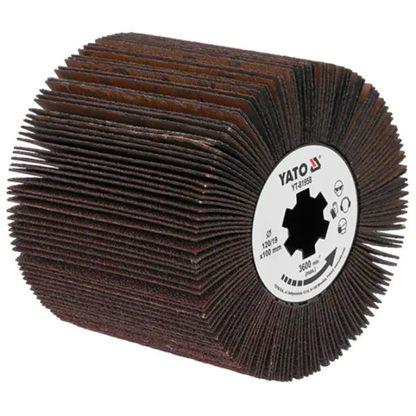 Круглая абразивная щетка Yato YT81958 100 мм photo 1