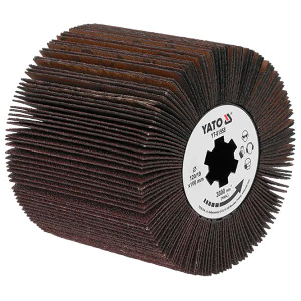 Круглая абразивная щетка Yato YT81958 100 мм photo 1