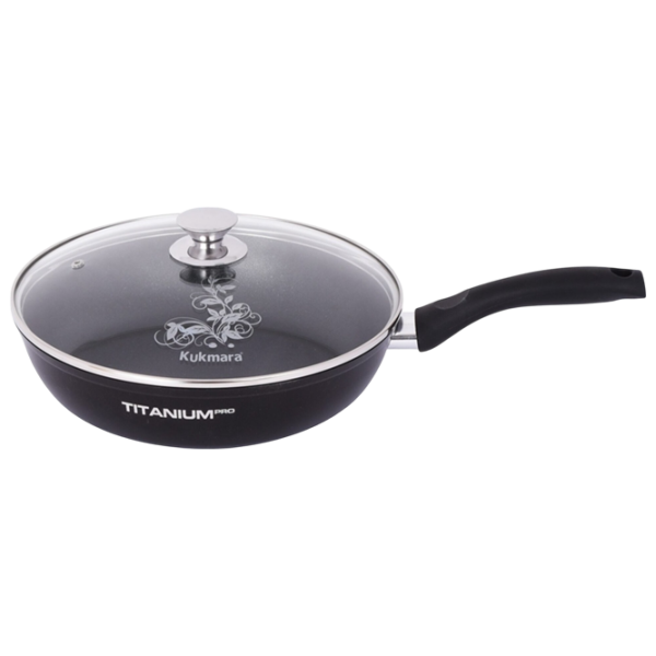 Сковорода Tefal Titanium Pro СТ2403 Универсальная / 24 см / Черный photo 1
