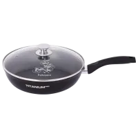 Сковорода Tefal Titanium Pro СТ2403 Универсальная / 24 см / Черный