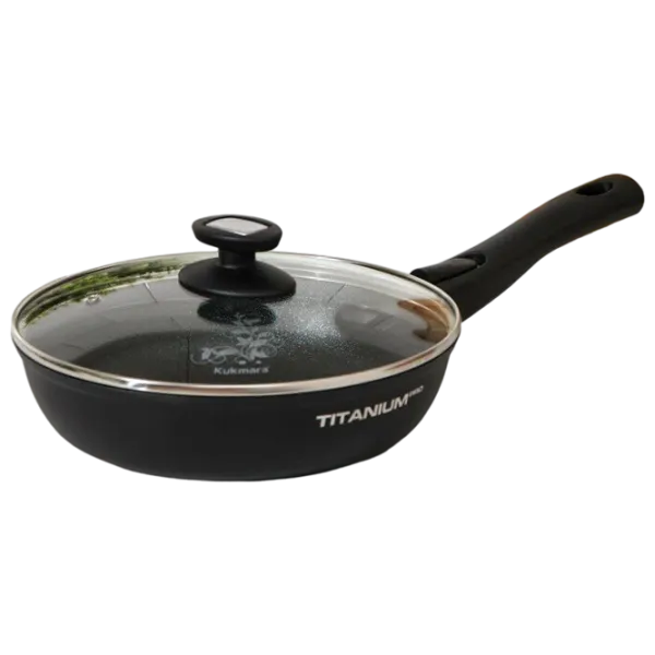 Сковорода Tefal Titanium Pro СТ2403 Универсальная / 24 см / Черный photo 2