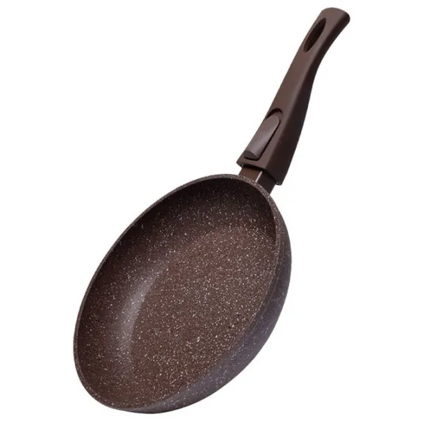Сковорода Fissman Smoky Stone 4370 Универсальная / 20 см / Коричневый photo 3