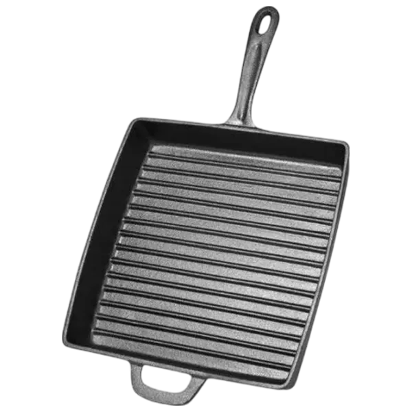 Tigaie Fissman Cast Iron 4137 Tigaie-grill / / Black photo 1