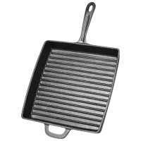 Сковорода Fissman Cast Iron 4137 Tigaie-grill / / Черный