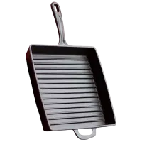 Сковорода Fissman Cast Iron 4137 Tigaie-grill / / Черный photo 2