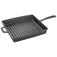 Сковорода Fissman Cast Iron 4137 Tigaie-grill / / Черный photo 3