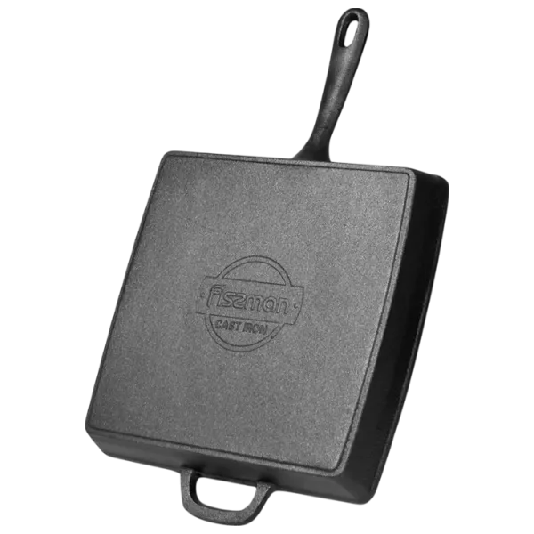 Tigaie Fissman Cast Iron 4137 Tigaie-grill / / Black photo 6