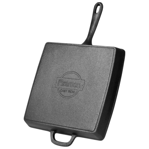 Tigaie Fissman Cast Iron 4137 Tigaie-grill / / Black photo 6