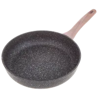 Сковорода Fissman Grandee Stone 4417 Универсальная / 24 см / Черный