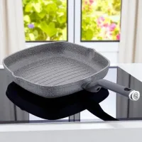Сковорода Tefal Palma 3916A Tigaie-grill / 28 см / Серый photo 3