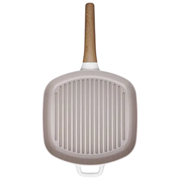 Сковорода Korkmaz Gusto 2985A Tigaie-grill / 28 см / Бежевый photo 2 Сковорода Korkmaz Gusto 2985A Tigaie-grill / 28 см / Бежевый photo 2