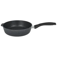 Сковорода Kukmara Granit SGGCH180A Глубокие / 18 см / Черный