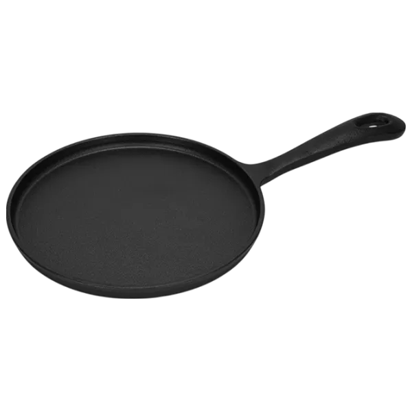 Сковорода Fissman Cast Iron 4150 Для блинов / 22 см / Черный photo 1