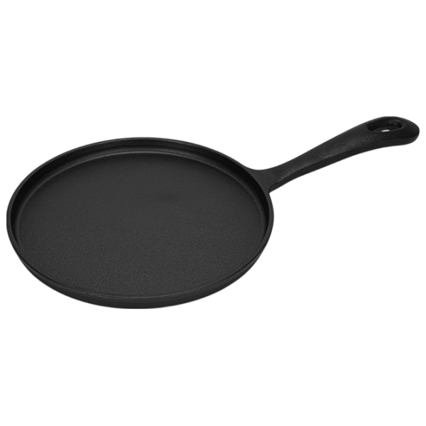 Сковорода Fissman Cast Iron 4150 Для блинов / 22 см / Черный photo 1