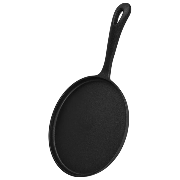 Сковорода Fissman Cast Iron 4150 Для блинов / 22 см / Черный photo 3