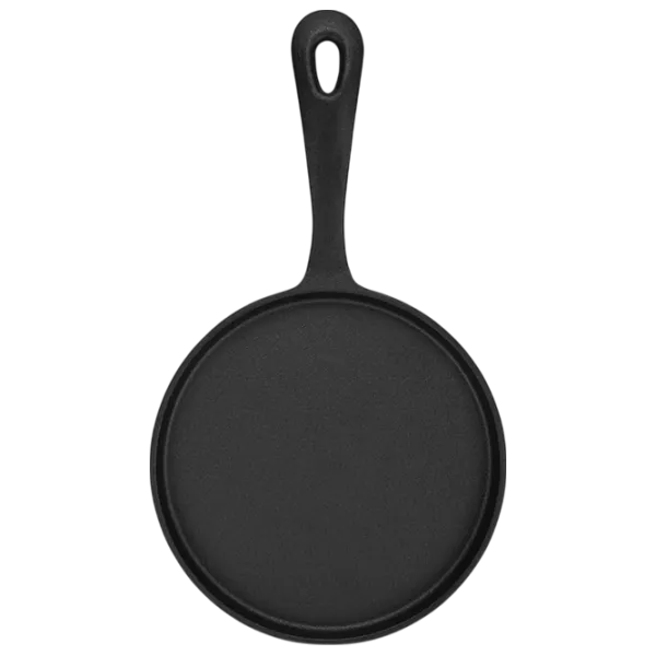 Сковорода Fissman Cast Iron 4150 Для блинов / 22 см / Черный photo 4