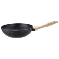 Сковорода Fissman Cosmic 4344 Вок / 24 см / Черный