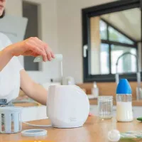 Încălzitor pentru biberoane Badabulle Easy+ Home Automat/ White photo 3
