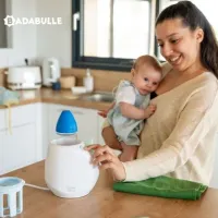 Încălzitor pentru biberoane Badabulle Easy+ Home Automat/ White photo 5