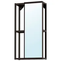 Dulap cu oglindă Ikea Enhet 75 x 40 x 17 / Oțel / Anthracite