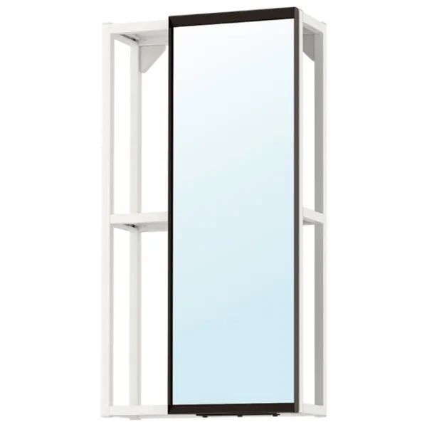 Шкаф с зеркалом Ikea Enhet 75 x 40 x 17см / Сталь / White photo 1 Шкаф с зеркалом Ikea Enhet 75 x 40 x 17см / Сталь / White photo 1