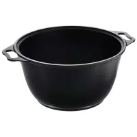 Кастрюля Kukmara К30А 3л Алюминий / Черный photo 2
