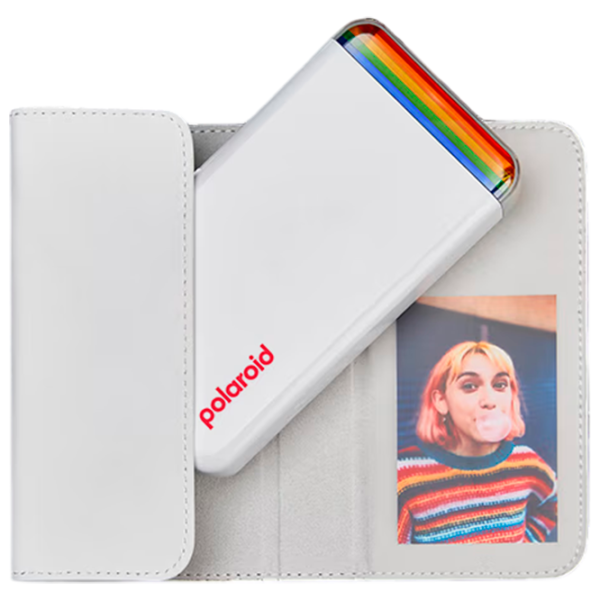 Husă pentru imprimantă Polaroid Hi-Print 2X3 Piele artificială / White photo 1