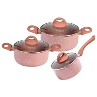 Set de cratițe Fissman Latte 2.8l Aluminiu / Pink
