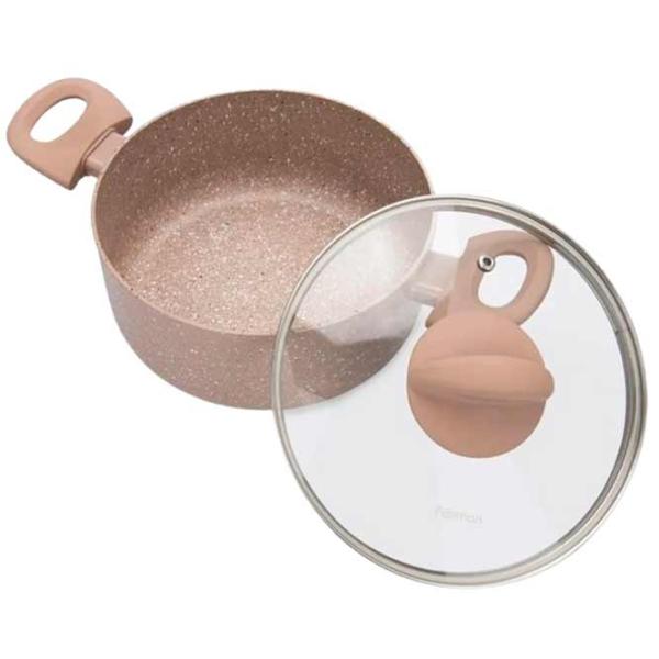 Набор кастрюль Fissman Latte 2.8л Алюминий / Розовый photo 2