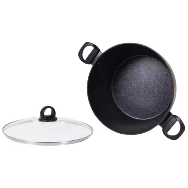 Кастрюля Fissman MAGNA 7.35л Алюминий / Черный photo 4