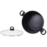 Кастрюля Fissman MAGNA 7.35л Алюминий / Черный photo 4