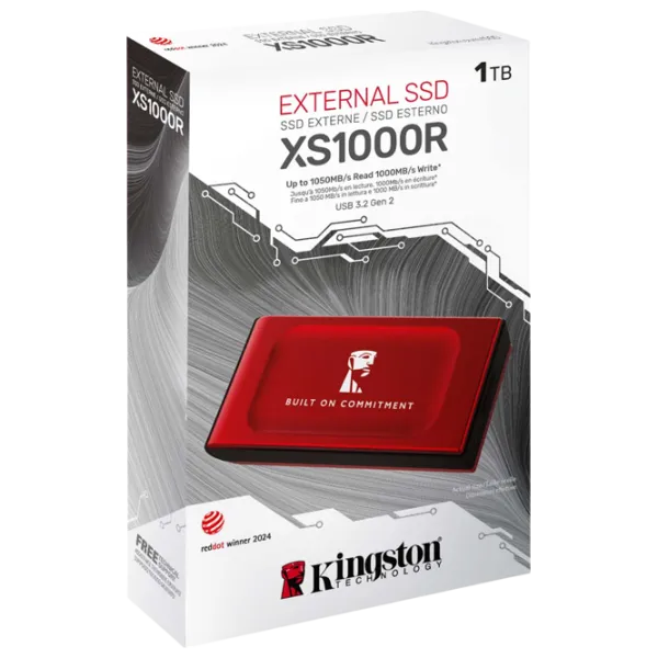 SSD Kingston XS1000 BoC 2 ТБ  / Красный photo 3