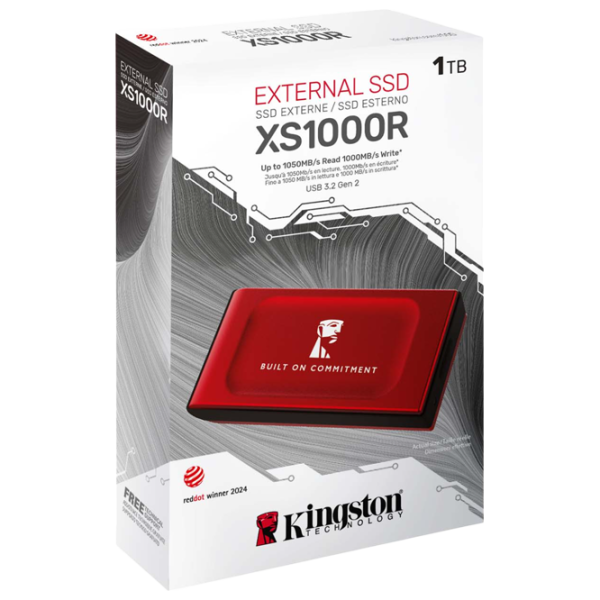 SSD Kingston XS1000 BoC 2 ТБ  / Красный photo 3