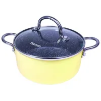 Cratiță Fissman MINI CHEF 1.3l Aluminiu / Yellow