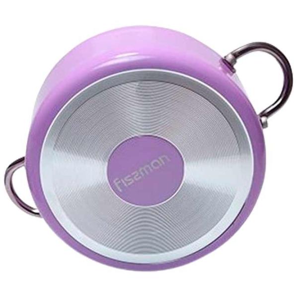 Кастрюля Fissman MINI CHEF 1.8л Алюминий / Желтый photo 2