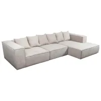 Угловой диван AG Lion (89110072) Ткань / Серый