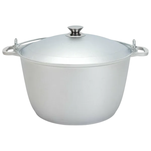Ceaun pentru grătar Kukmara KP100 10l / Aluminiu / Silver photo 5
