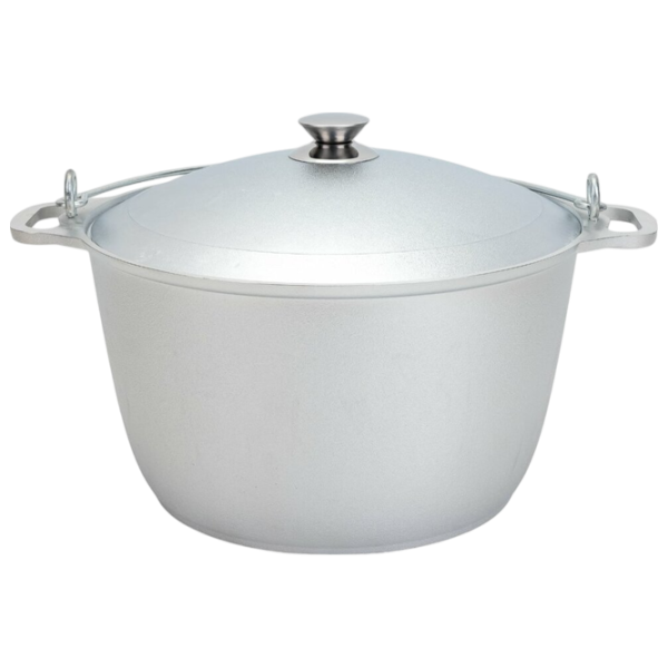Ceaun pentru grătar Kukmara KP100 10l / Aluminiu / Silver photo 5