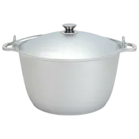 Ceaun pentru grătar Kukmara KP100 10l / Aluminiu / Silver photo 5