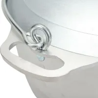 Ceaun pentru grătar Kukmara KP100 10l / Aluminiu / Silver photo 6