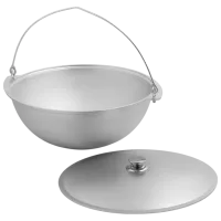 Ceaun pentru grătar Kukmara KP120 12l / Aluminiu / Silver photo 2